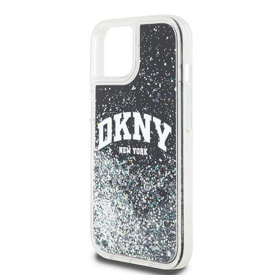 DKNY Originální kryt DKNY Liquid Glitter Big Logo DKHCN61LBNAEK for Apple iPhone 11/ Xr , barva černá