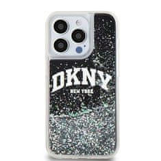 DKNY Originální kryt DKNY Liquid Glitter Big Logo DKHCP14LLBNAEK for Apple iPhone 14 Pro , barva černá