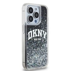 DKNY Originální kryt DKNY Liquid Glitter Big Logo DKHCP15LLBNAEK for Apple iPhone 15 Pro , barva černá
