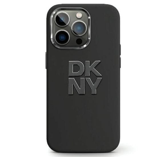 DKNY Originální kryt DKNY Liquid Silicone Metal Logo DKHCP15SSMCBSK for Apple iPhone 15/14/13 , barva černá