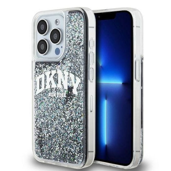 DKNY Originální kryt DKNY Liquid Glitter Big Logo DKHCP13LLBNAEK for Apple iPhone 13/13 Pro , barva černá