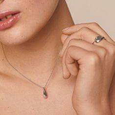 Hot Diamonds Slušivý stříbrný náhrdelník s diamantem Tide DP997