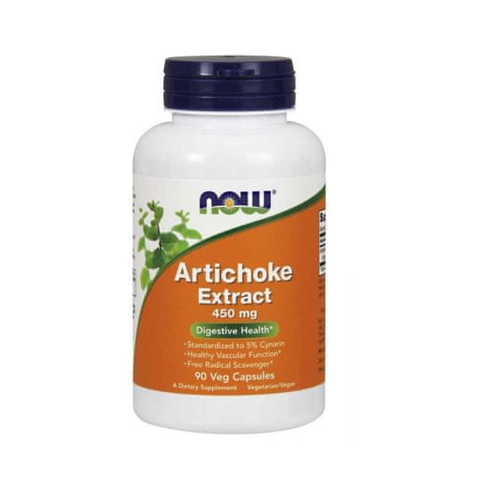 NOW Foods Doplňky stravy NOW Foods Artichoke Extract extrakt z artyčoku 450 mg (90 tobolek) 4084