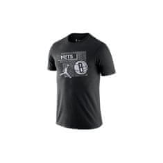 Nike Tričko černé L Nba Brooklyn Nets Dri-fit