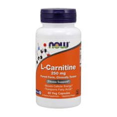NOW Foods Doplňky stravy NOW Foods L karnityna Carnipure 250 Mg (60 kapslí) 4543