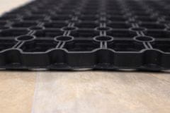 Venkovní čistící rohožka guma Domino 22mm - na ven i na doma 50x80