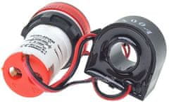 HADEX Voltmetr, ampérmetr AD101-22VAM panelový MP 60-500VAC+0-100AAC červený