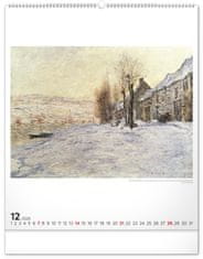 Presco Publishing Nástěnný kalendář Claude Monet 2025, 48 × 56 cm