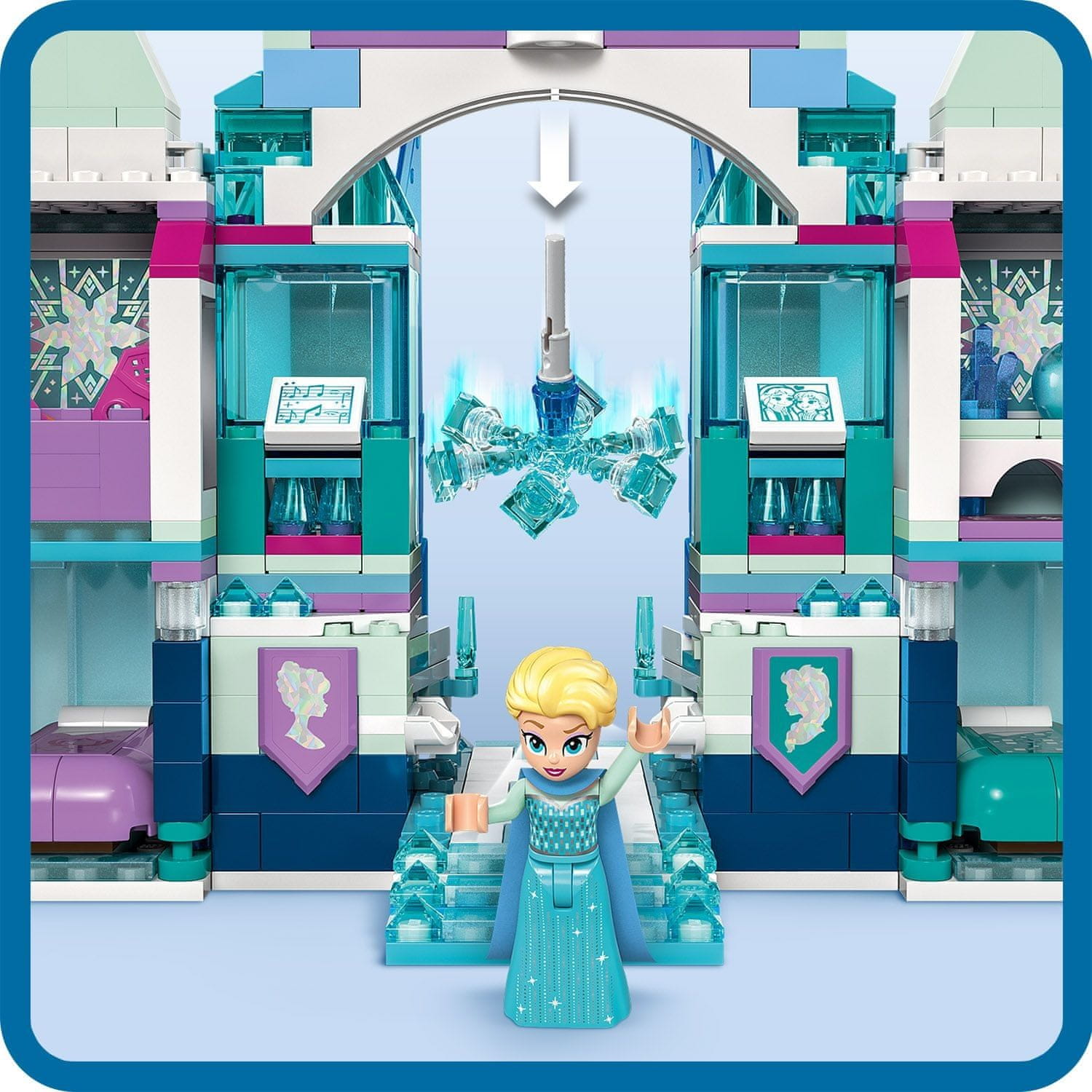 LEGO Disney Princess 43244 Elsa a její ledový palác