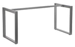 STEMA Nastavitelný rám stolu NY-131A - délka nastavitelná v rozmezí 100-160 cm, noha s profilem 60x30 mm a hloubkou 60 cm, výška 72,5 cm, barva šedá