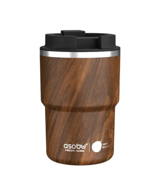 Asobu MINI PICK-UP cestovní termohrnek WOOD 350ml