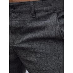 Dstreet Pánské volnočasové kalhoty MIRA grafitové ux4406 s34