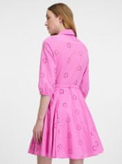 Orsay Růžové dámské košilové šaty 44