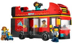 LEGO City 60407 Červený dvoupodlažní vyhlídkový autobus