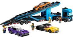 LEGO City 60408 Kamion pro přepravu aut se sporťáky