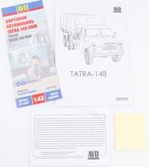 AVD Models Tatra-148 VNM, nákladní s plachtou, Model Kit 1591, 1/43