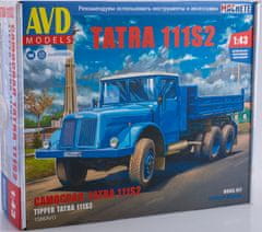 AVD Models Tatra-111S2, sklápěčka, Model Kit 1585, 1/43