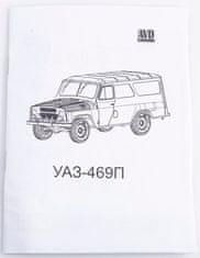 AVD Models UAZ-469P, SUV, Model kit 1634, 1/43