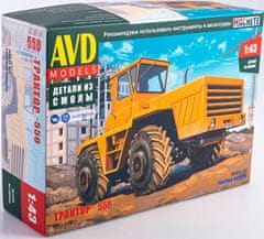 AVD Models Belaz-550 Traktor, Model kit 6003, 1/43