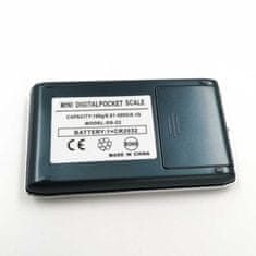 OEM DS22 - Kapesní digitální váha s duálním rozsahem 100g/0,01g 500g/0,1g