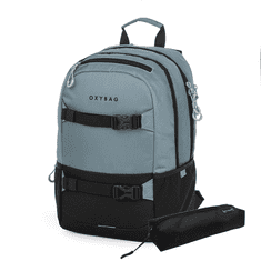 Oxybag Studentský batoh + etue OXY Sport Black Grey