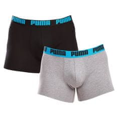 Puma 2PACK pánské boxerky vícebarevné (701226387 019) - velikost M