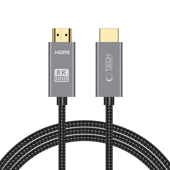 Tech-protect Ultraboost kabel HDMI 2.1 4K / 8K 2m, černý