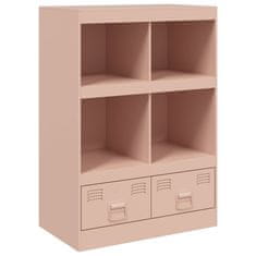 Vidaxl Highboard růžový 67 x 39 x 95 cm ocel