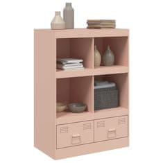 Vidaxl Highboard růžový 67 x 39 x 95 cm ocel