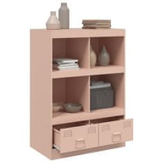 Vidaxl Highboard růžový 67 x 39 x 95 cm ocel