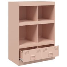 Vidaxl Highboard růžový 67 x 39 x 95 cm ocel