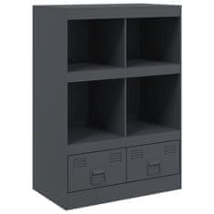 Vidaxl Highboard antracitový 67 x 39 x 95 cm ocel