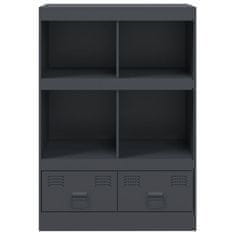 Vidaxl Highboard antracitový 67 x 39 x 95 cm ocel