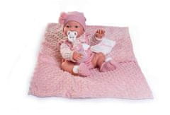 Rappa Antonio Juan 50160 MIA - mrkací a čůrající realistická panenka miminko - 42 cm