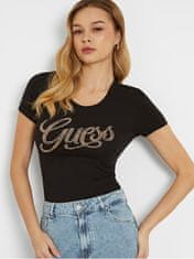 Guess Dámské triko Slim Fit W4GI30 J1314-JBLK (Velikost M)