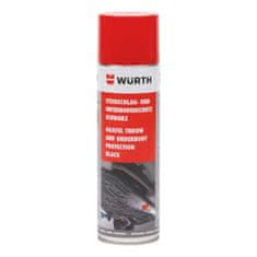 Würth Ochrana podvozku před odletujícím štěrkem (kaučuk), sprej, černý, 500 ml - Würth