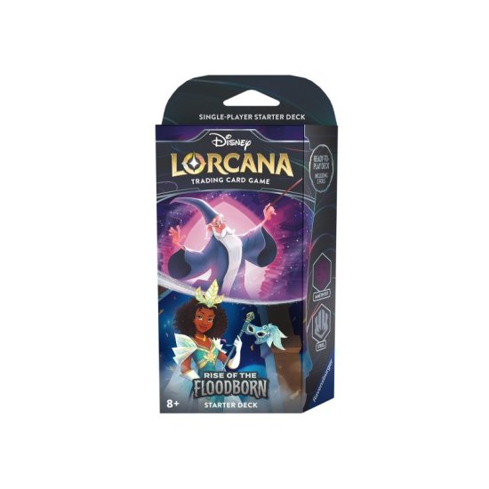 Ravensburger Karetní hra Lorcana: Rise of the Floodborn - Amethyst / Steel Starter Deck