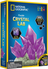 Bandai National Geographic Crystal Growing Kit Purple