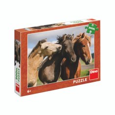 Dino Puzzle Barevní koně 300 xl dílků