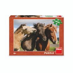 Dino Puzzle Barevní koně 300 xl dílků