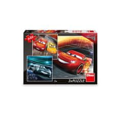 Dino Puzzle Cars 3: Trénink 3x55 dílků