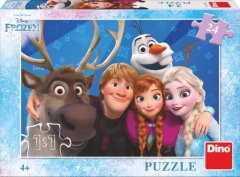 Dino Puzzle Frozen selfie 24 dílků