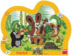 Dino Puzzle Krtek muzikant 25 dílků deskové