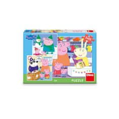 Dino Puzzle Peppa Pig: Veselé odpoledne 3x55 dílků