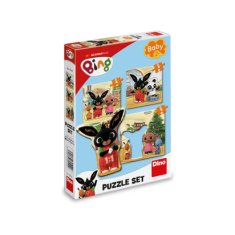 Dino Puzzle set Bing a kamarádi 3–5 dílků baby