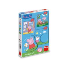 Dino Puzzle set Peppa Pig: Rodina 3–5 dílků baby