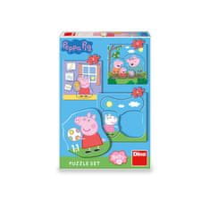 Dino Puzzle set Peppa Pig: Rodina 3–5 dílků baby