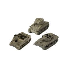 Gale Force Nine World of Tanks: Expansion - USA Tank Platoon (M4A1 Sherman, M18 Hellcat, M7 Priest)