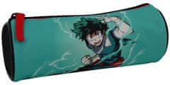 CurePink Školní penál na psací potřeby My Hero Academia: Izuku Midoriya (20 x 7 x 7 cm)