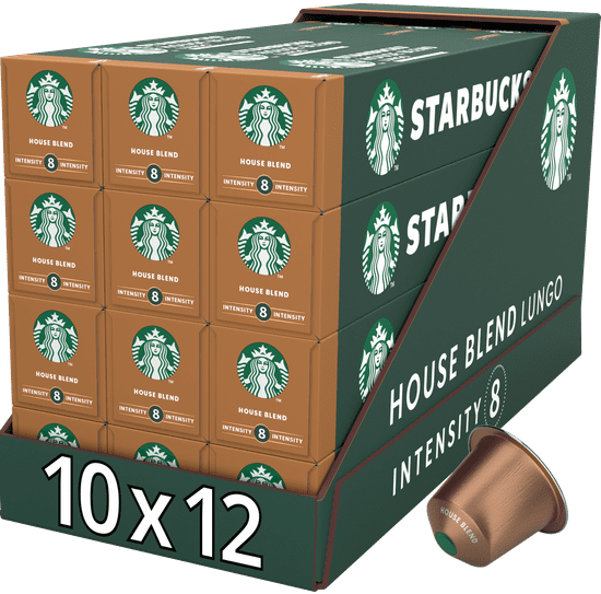 Starbucks by Nespresso House Blend - kávové kapsle – 12x10 kapslí v balení